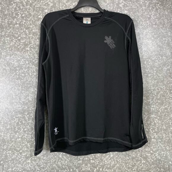 Vancouver Olympics 2010 Hudsons Bay Co Men’s Black Long Sleeve Tee - Size Medium - Picture 1 of 8